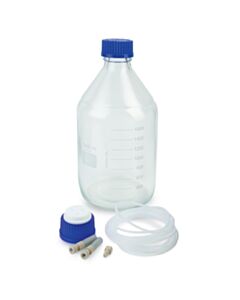 Restek Mobi-Cap GL-45 Bottle Top Kit W/2 L Bottle, (Includes: Mobi-Cap (3-Port), 3 M PTFE Tubing, 2 µM Sparger, 10 µM Sparger, 2 L Bottle)