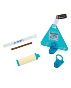 Restek radiello Starter Kit, 1 Complete Sampler for 1,3-butadiene & isoprene, Thermal Desorption, Yellow Diffusive Body, Cartridge + Blank, Support P