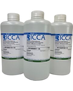 RICCA KCl Cond Std, 447 µS 500 mL Poly natural