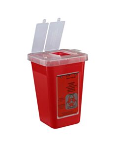 RPI Sharps Container, 1 Quart, Red, 100 Per Case