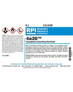RPI 4a20 Complete Counting Cocktail, 4 Liters