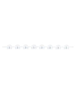 RPI Dome Caps For Simplate Thin Wall Pcr Plates And Simplate Low Profile Plates, Natural Color, 125 Strips Of 8 Caps, Per Case