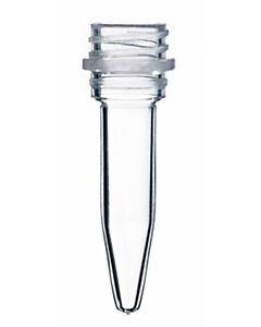 RPI Screw Cap Micro-Tubes, 0.5ml Capacity, Conical Bottom, 500 Per Case