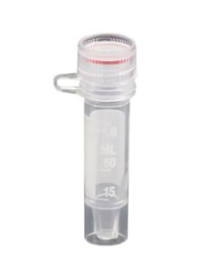 RPI Micrewtube Screw Cap Tube With Loop, Graduated, 1.5ml Free Standing, 500 Per Case