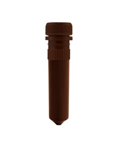 RPI Amber Micro-Centrifuge Tubes With Screw Caps, 2.0 mL, Conical Bottom, 500 Per Case