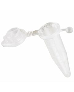 RPI Sheer Lock Ultra-Clear Locking Micro Tubes, 0.6ml Natural, 1000 Per Package