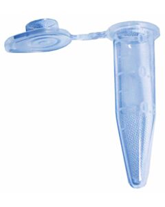 RPI Micro-Centrifuge Tubes, 0.5ml Capacity, Graduated, Blue, 1000 Per Case