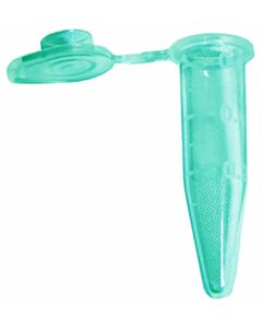 RPI Micro-Centrifuge Tubes, 0.5ml Capacity, Graduated, Green, 1000 Per Case