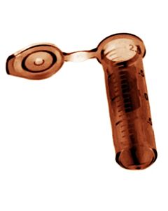RPI Micro-Tubes, Graduated, Amber, 2.0ml, 500 Per Case