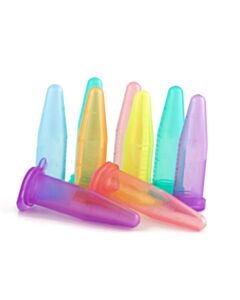 RPI Micro-Centrifuge Tubes, 1.5ml Capacity, Graduated 100µl, Non-Stick, Assorted, 500 Per Case