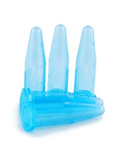 RPI Micro-Centrifuge Tubes, 1.5ml Capacity, Graduated 100µl, Non-Stick, Blue, 500 Per Case