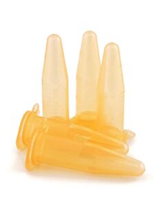 RPI Micro-Centrifuge Tubes, 1.5ml Capacity, Graduated 100µl, Non-Stick, Orange, 500 Per Case