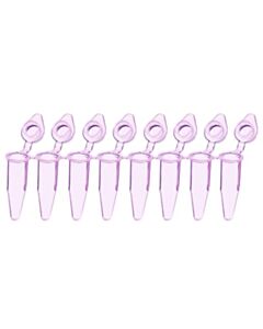 RPI Ultraflux Snapstrip Micro-Tubes, 0.2ml Capacity, Violet, 120 Strips Per Case