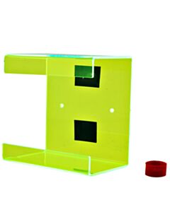 RPI Kimwipes Dispenser, Small, Fluorescent Green