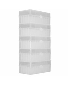 RPI Cryogenic Storage Box, Hinged Lid, 50 Tube Capacity, Natural Color, 5 Per Case