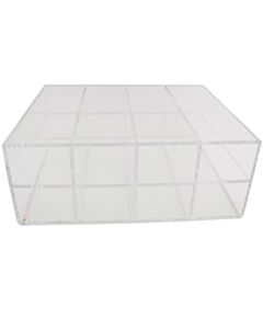 RPI Acrylic Organizer For Micro-Tube Racks, Horizontal Orientation, 4 X 2 Rack Array, 8 Capacity