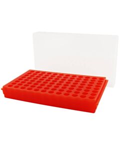 RPI Flipper Micro-Tube Racks, 96 Capacity, Orange, 5 Per Case
