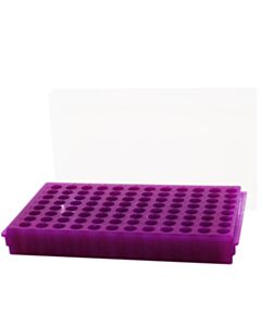 RPI Flipper Micro-Tube Racks, 96 Capacity, Violet, 5 Per Case