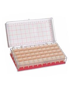 RPI Vial Freezer Organizer, Holds 60 Vials, Dimensions: 13 X 50mm, 6 Per Case