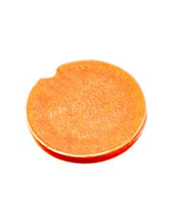 RPI Cap Inserts For 0.5-2.0ml Cryostore Cryogenic Vials, Orange, 100 Per Package
