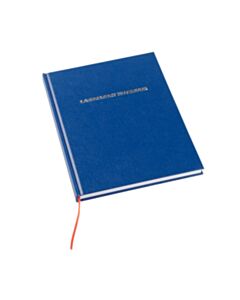 RPI Laboratory Notebook, Gridded Pages, Blue Cover, 200 Page Book