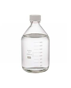 RPI Lab 45s Graduated Bottle, Glass, 137 X 267 mm, 2000 mL Capacity, 6 Per Case