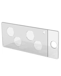 RPI Chambered Coverslips, 4 Wells, 9mm Diameter, 1.0mm Depth, Sterile, 20 Per Package