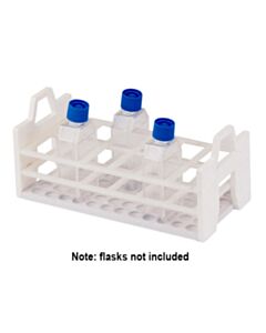 RPI Tissue CuLture Flask Rack, Holds 12 - 75 mL Flasks, Rack Dimensions: 9 X 5 X 4 Inches