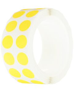 RPI Tough-Spots, 1/2 Inch Diameter For 1.5-2.0ml Tubes, Yellow, 1000 Per Package