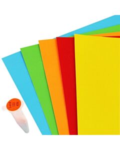 RPI Tough-Spots for Laser Printers, 3/8 Inch Diameter, Rainbow, 3,840 per Package