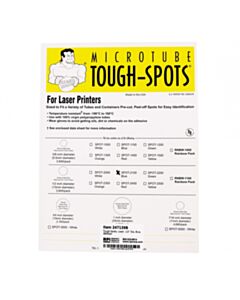 RPI Tough-Spots For Laser Printers, 1/2 Inch Diameter, Blue, 3,840 Per Package