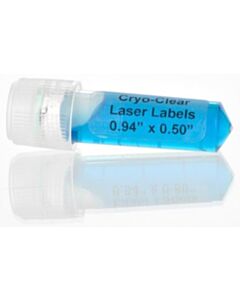 RPI Cryo Clear Laser Labels For 0.5 mL Tubes, 2380 Per Package