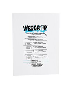 RPI Wetgrip Micro-Tube Laser Printer Labels, Fits 1.5 -2.0ml Tubes, 1.50 X 0.75 Inches, 1200 Per Package