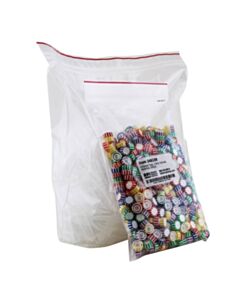 RPI Gripseal Screw Cap Tubes, 1.5ml Capacity, Conical Bottom, Assorted Color Caps, 500 Per Case