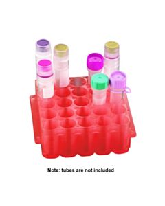 RPI Unirack Jr. Micro-Tube Rack, Red, 10 Per Case