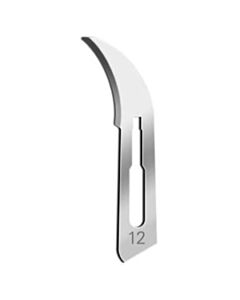 RPI Dissecting Blade, Stainless Steel, Size 12, Sterile, Individually Wrapped, 100 Per Case