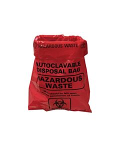 RPI Red Biohazard Bags, 8.5 X 11 Inches, 100 Per Case
