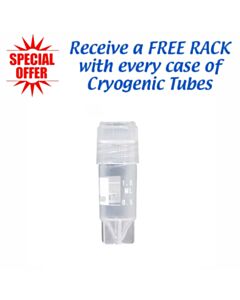 RPI Cryogenic Tubes, External Threaded, 1 mL, 40 mm H, 500 Per Case