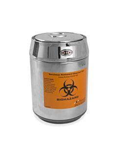 RPI Benchtop Biohazard Disposal Can W/Motion Sensor Lid