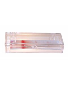 RPI Mini-Strip Blotting Box, 1 Lane, 9.5 X 3.0 X 1.6cm, Clear, 4 Per Package