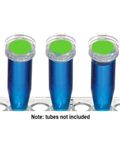 RPI Direct Thermal Cryo-Spot, 3/8 Inch Diameter, Green, 4000 Per Roll