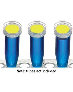 RPI Direct Thermal Cryo-Spot, 3/8 Inch Diameter, Yellow, 4000 Per Roll