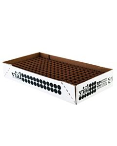 RPI Scintillation Vial Trays With Partitions For Mini-Vials, 200 Vial Capacity, 5 Sets Per Package