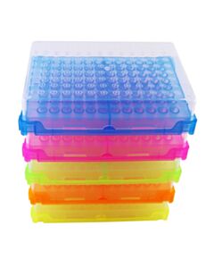 RPI Pcrack Assorted (Blue, Green, Orange, Pink, Yellow) With Clear Lid, 5 Per Pack