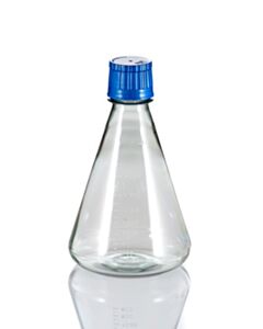 RPI RPI Erlenmeyer Flask Flat Bottom, Optically Clear, Sterile, 2000 mL, PC