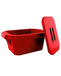 RPI Magic Touch 2 Ice Pan, Red, 4 Liter Capacity