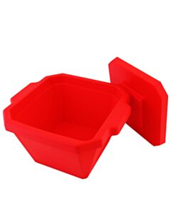 RPI Magic Touch 2 Ice Pan, Red, 1 Liter Capacity