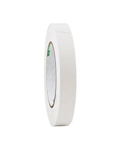 RPI Color Coded MuLti-Purpose Laboratory Tape, 1 Inch Core, 1 Inch Wide, 500 Inches Per Roll, White