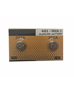 RPI Button Cell Battery, Type 392, 1.5 Volt, 2 Per Package