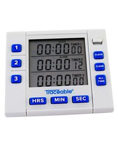 RPI Three Channel Traceable Alarm Timer